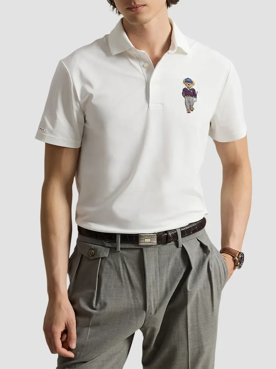 RLX Ralph Lauren Men's Airtech Pique Knit Polo Shirt | Thumbnail 4