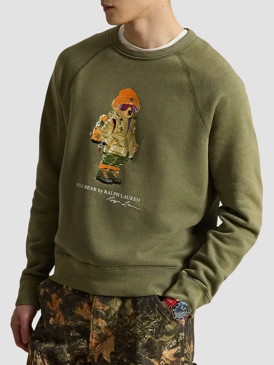 Polo Ralph Lauren Men's Polo Bear Cotton-Blend Fleece Sweatshirt | Thumbnail 4 Polo Ralph Lauren Men's Polo Bear Cotton-Blend Fleece Sweatshirt | Thumbnail 4