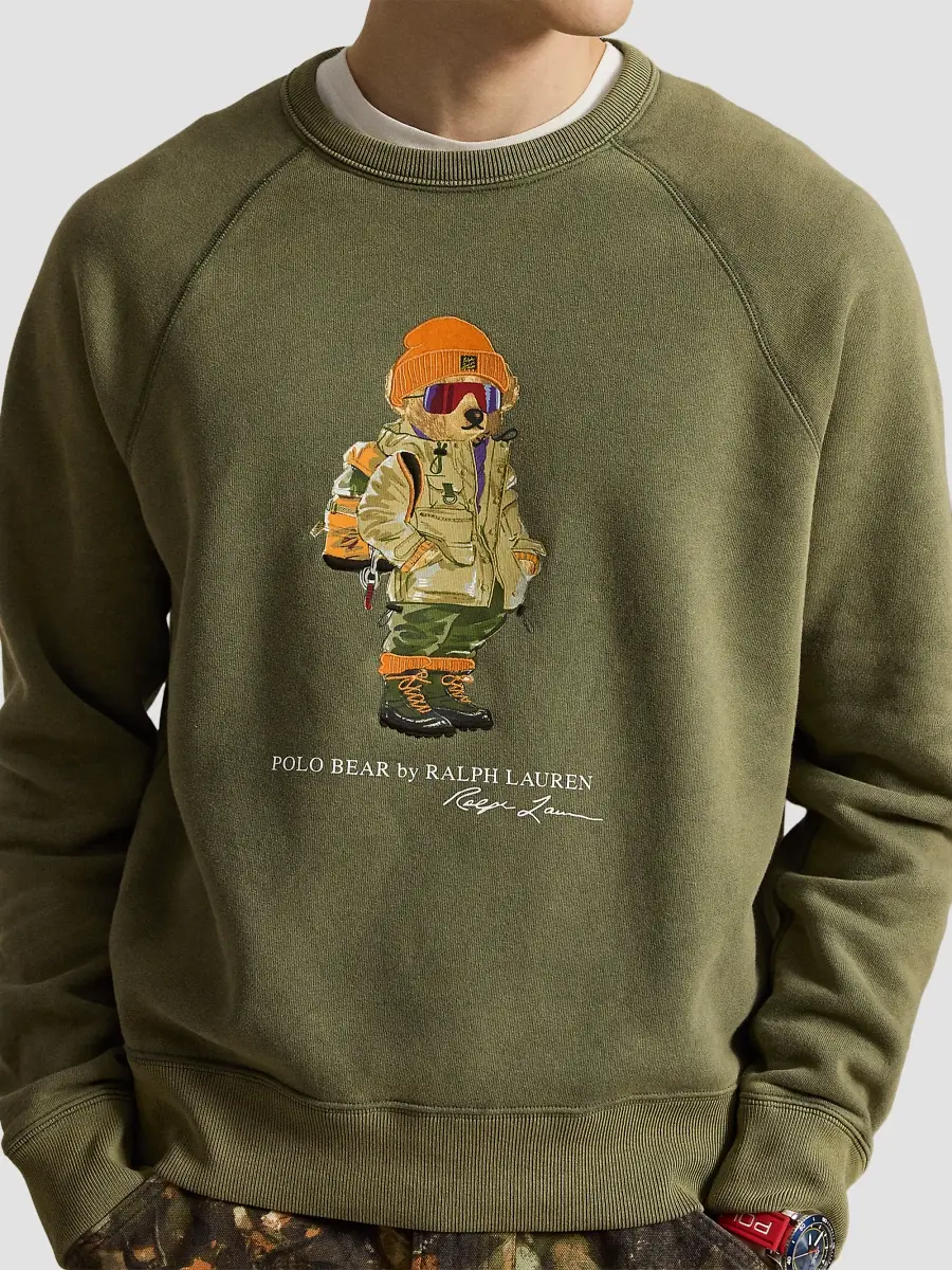 Polo Ralph Lauren Men's Polo Bear Cotton-Blend Fleece Sweatshirt | Thumbnail 5 Polo Ralph Lauren Men's Polo Bear Cotton-Blend Fleece Sweatshirt | Thumbnail 5