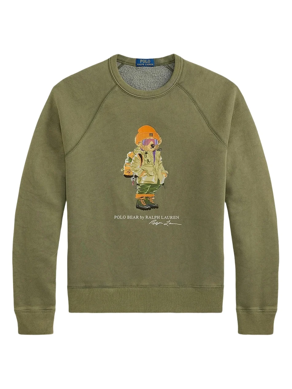 Men's Polo Bear Cotton-Blend Fleece Sweatshirt