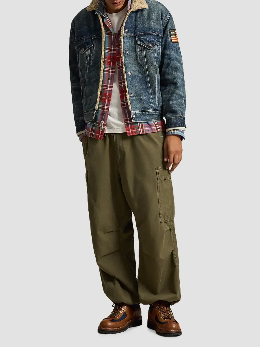 Polo Ralph Lauren Men's Fleece-Lined Denim Trucker Jacket | Thumbnail 2 Polo Ralph Lauren Men's Fleece-Lined Denim Trucker Jacket | Thumbnail 2