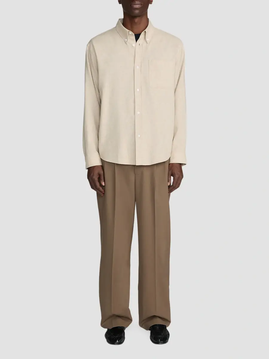 Frame Men's Heathered Pocket Shirt | Thumbnail 2 Frame Men's Heathered Pocket Shirt | Thumbnail 2