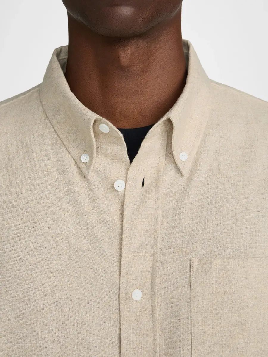 Frame Men's Heathered Pocket Shirt | Thumbnail 6 Frame Men's Heathered Pocket Shirt | Thumbnail 6