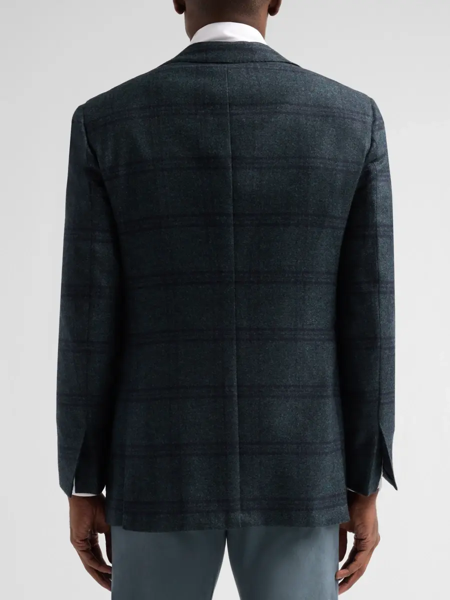 Kiton Men's Plaid Cashmere Single-Breasted Sport Coat | Thumbnail 3