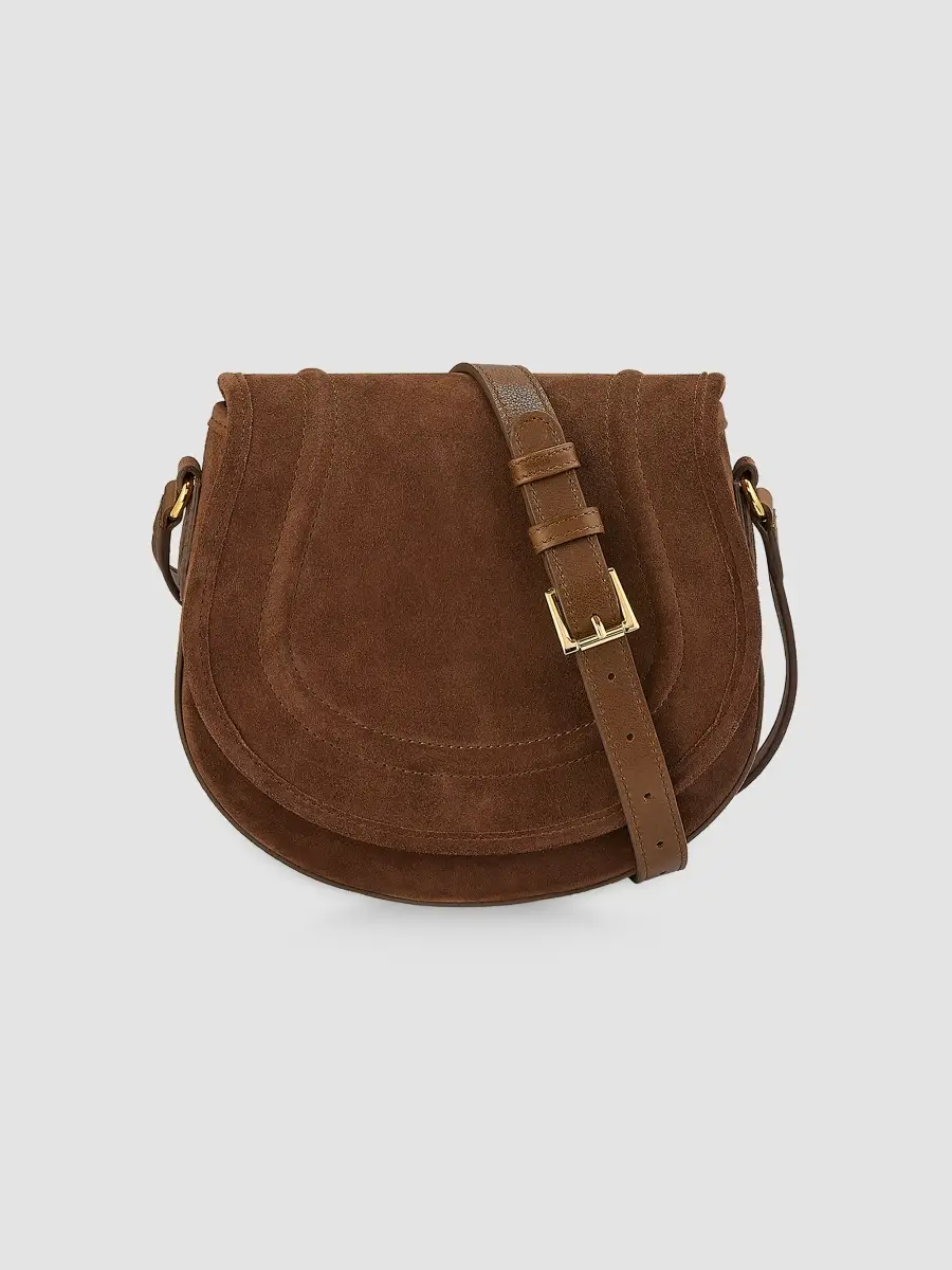 GiGi New York Women's Jenni Suede Saddle Bag | Thumbnail 6 GiGi New York Women's Jenni Suede Saddle Bag | Thumbnail 6