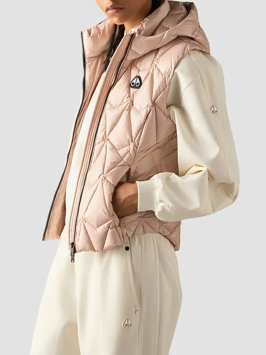 Moose Knuckles Women's Iceberg Quilted Down Puffer Vest | Thumbnail 4 Moose Knuckles Women's Iceberg Quilted Down Puffer Vest | Thumbnail 4