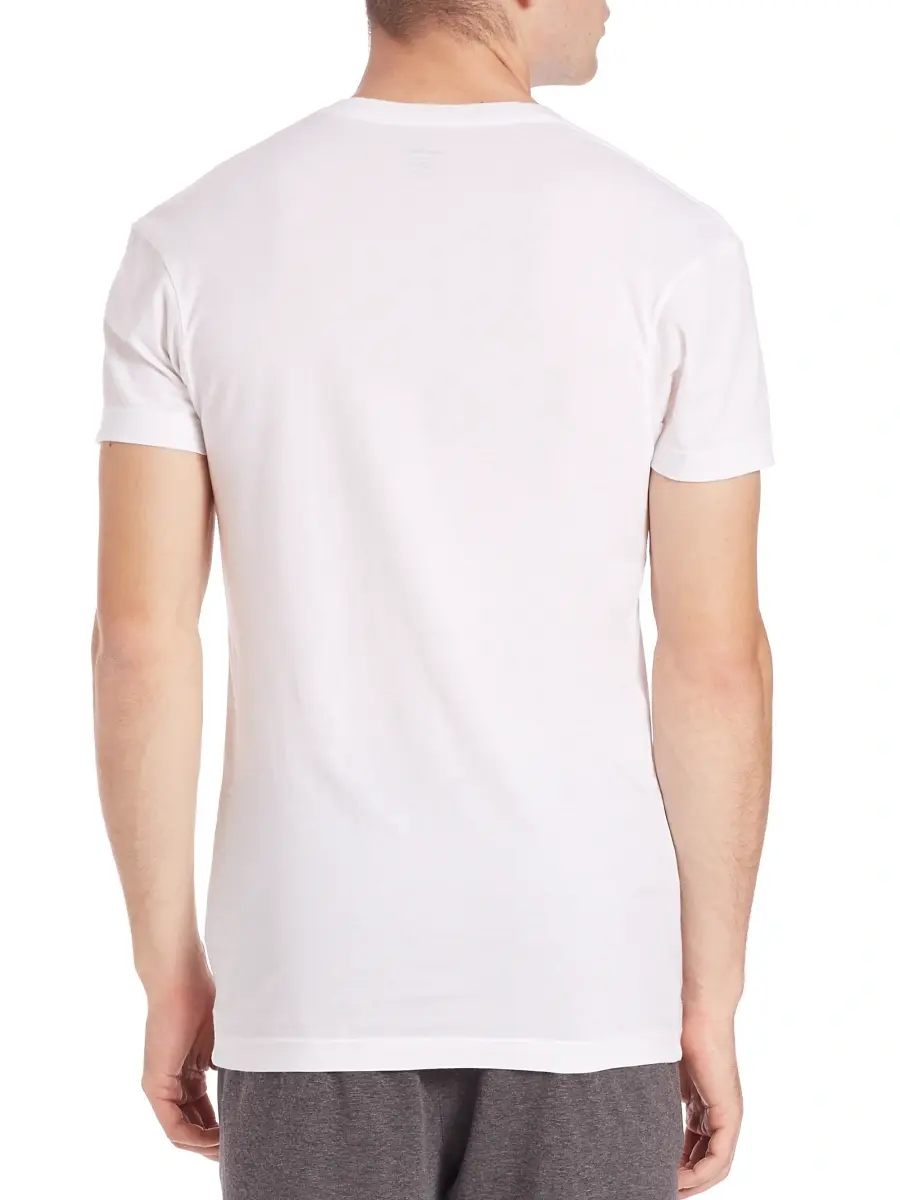 2XIST Pima Cotton Slim-Fit V-Neck Tee | Thumbnail 4