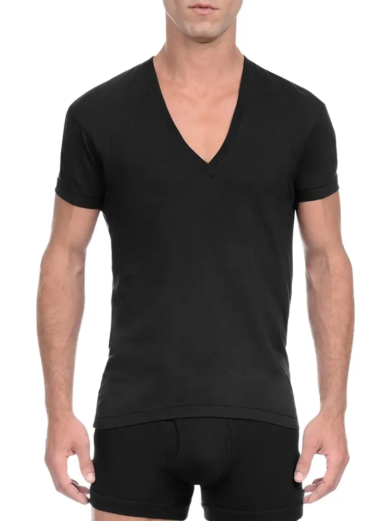 2XIST Pima Cotton Slim-Fit V-Neck Tee