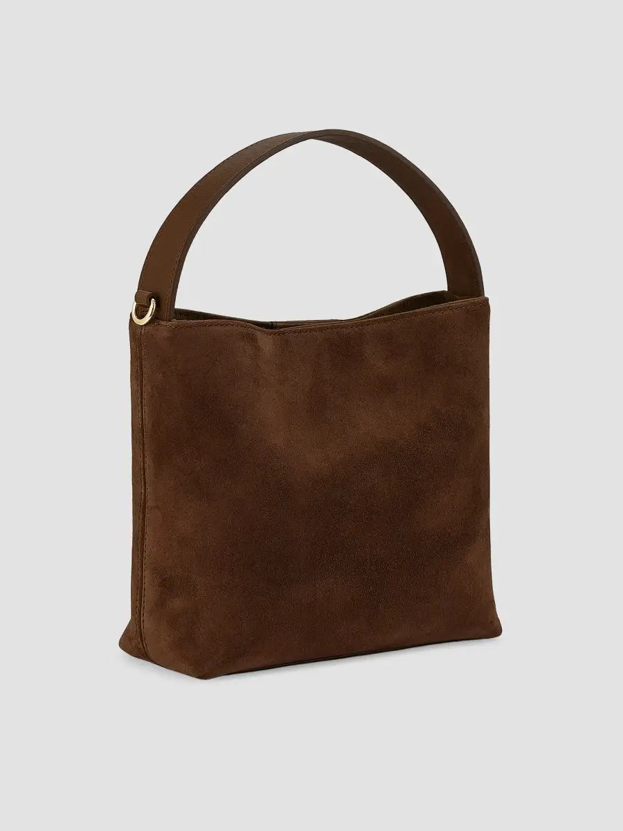 GiGi New York Women's Tate Suede Bucket Bag | Thumbnail 5