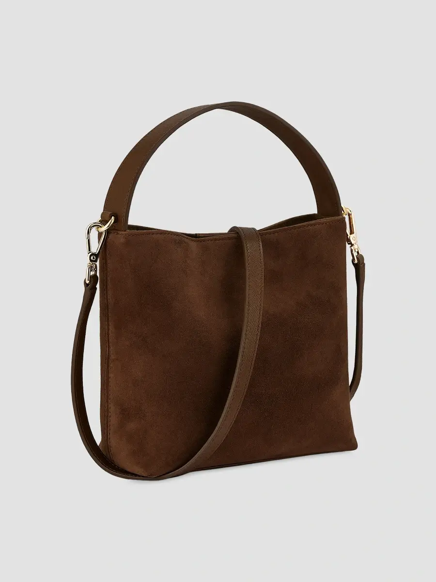 GiGi New York Women's Tate Suede Bucket Bag | Thumbnail 6