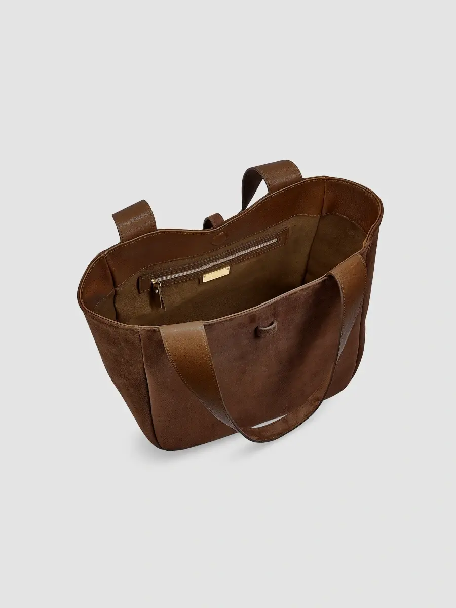GiGi New York Women's Mercer Suede Tote Bag | Thumbnail 3