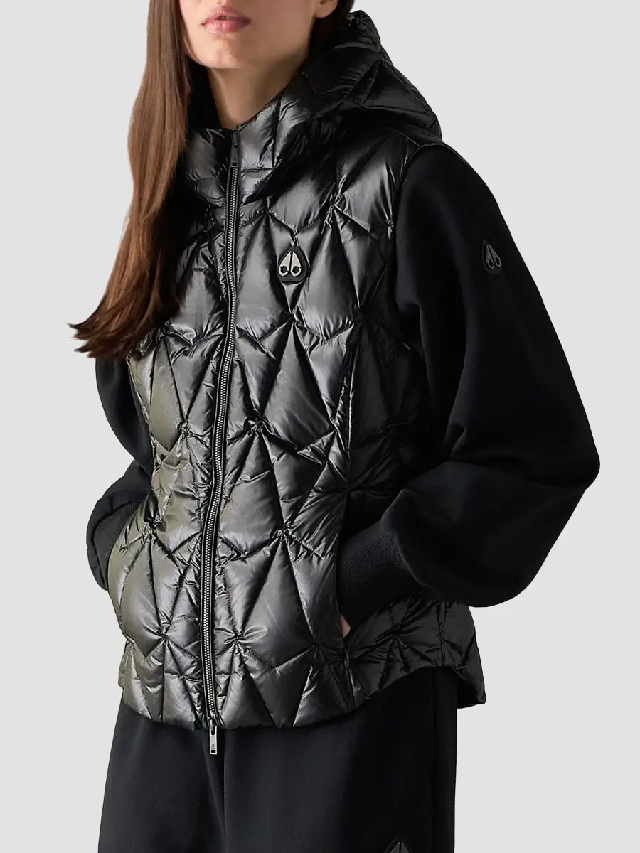 Moose Knuckles Women's Iceberg Quilted Down Puffer Vest | Thumbnail 4 Moose Knuckles Women's Iceberg Quilted Down Puffer Vest | Thumbnail 4