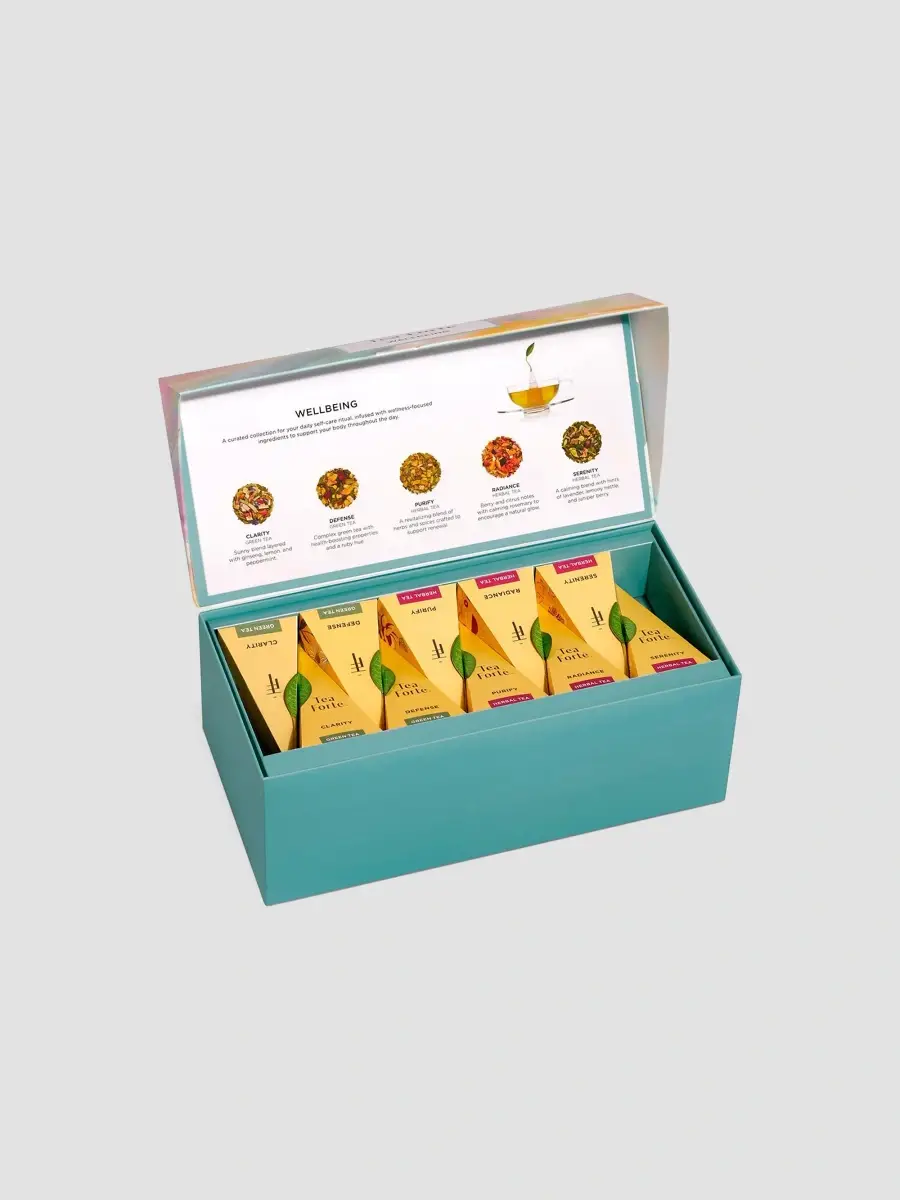 Tea Forte Wellbeing Presentation Box | Thumbnail 2 Tea Forte Wellbeing Presentation Box | Thumbnail 2