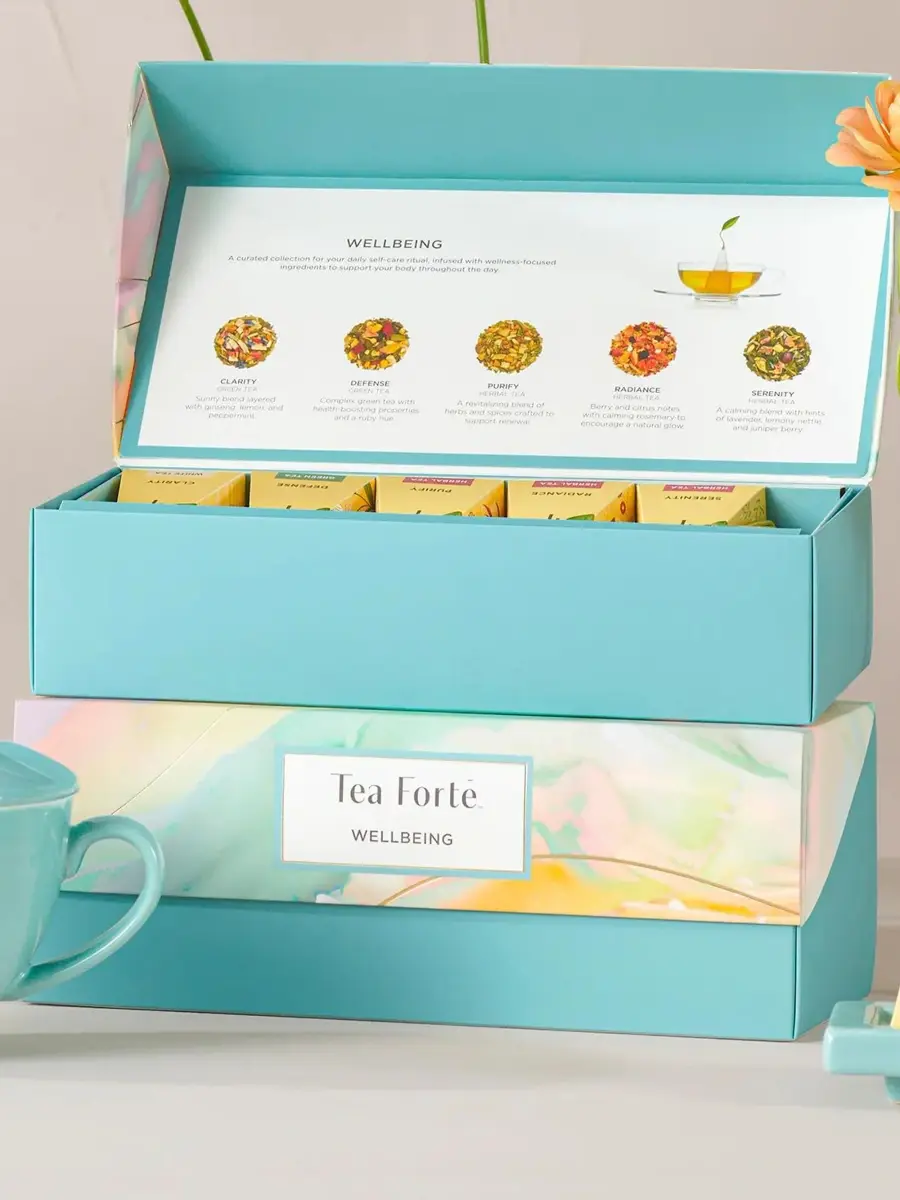 Tea Forte Wellbeing Presentation Box | Thumbnail 3 Tea Forte Wellbeing Presentation Box | Thumbnail 3