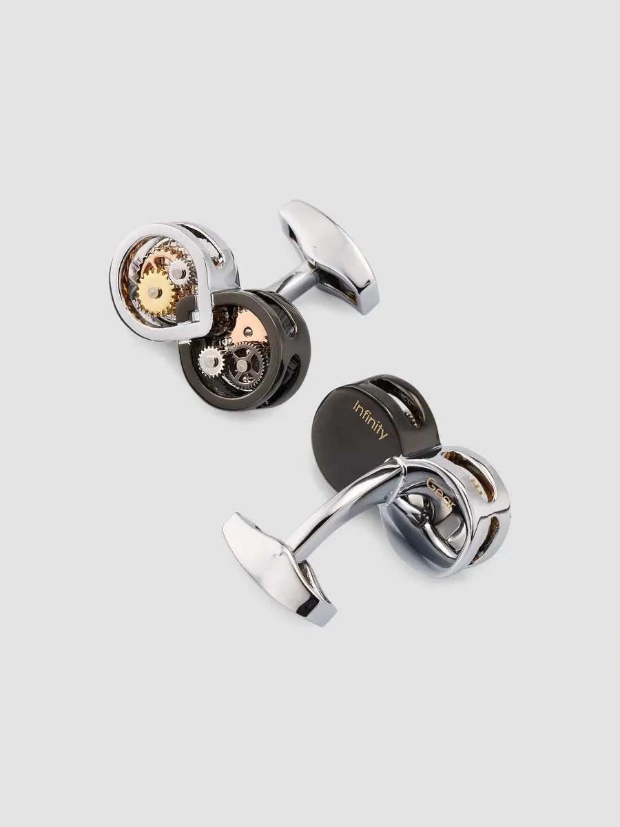 Tateossian Men's Infinity Gear Cufflinks | Thumbnail 4 Tateossian Men's Infinity Gear Cufflinks | Thumbnail 4