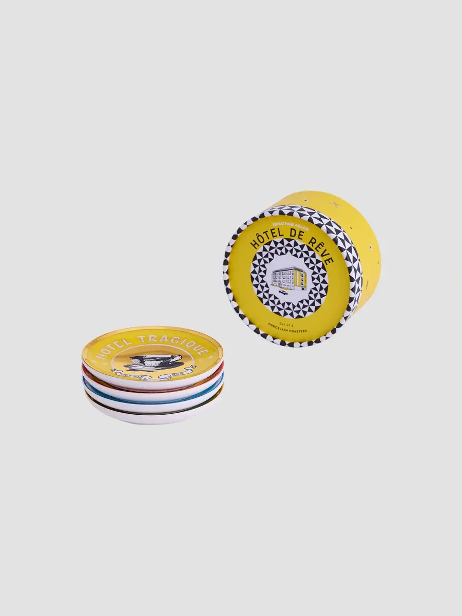 Jonathan Adler Hotel de Reve Coasters 4-Piece Set | Thumbnail 3 Jonathan Adler Hotel de Reve Coasters 4-Piece Set | Thumbnail 3