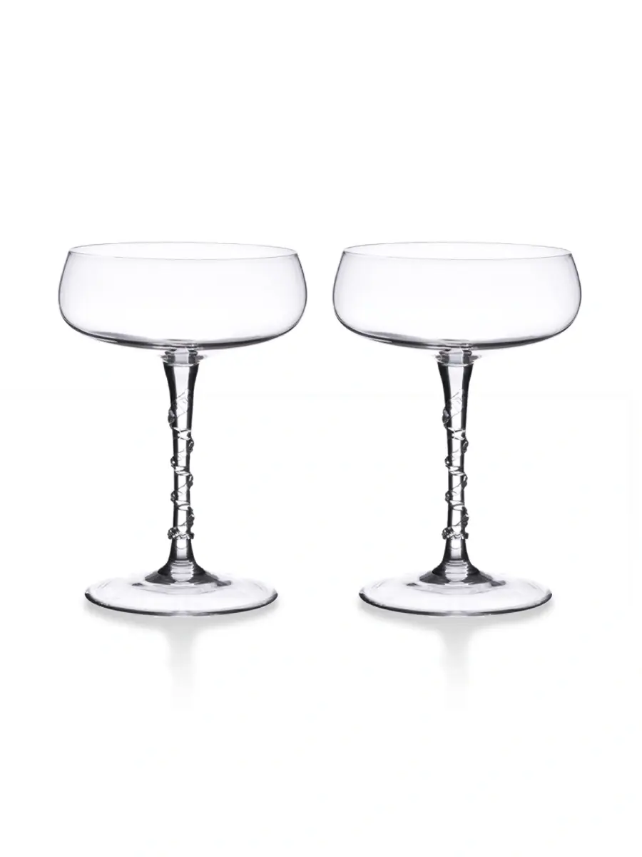 Juliska Unisex Amalia 2-Piece Champagne Coupe Set