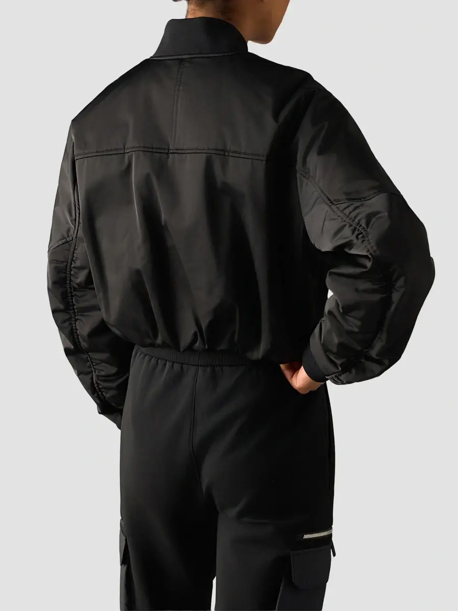 Moose Knuckles Women's Satin Drift Satin Bomber | Thumbnail 3 Moose Knuckles Women's Satin Drift Satin Bomber | Thumbnail 3
