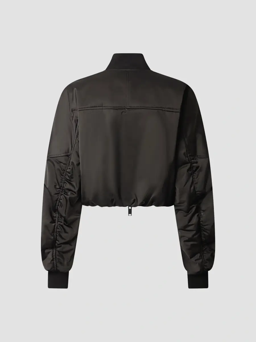 Moose Knuckles Women's Satin Drift Satin Bomber | Thumbnail 6 Moose Knuckles Women's Satin Drift Satin Bomber | Thumbnail 6