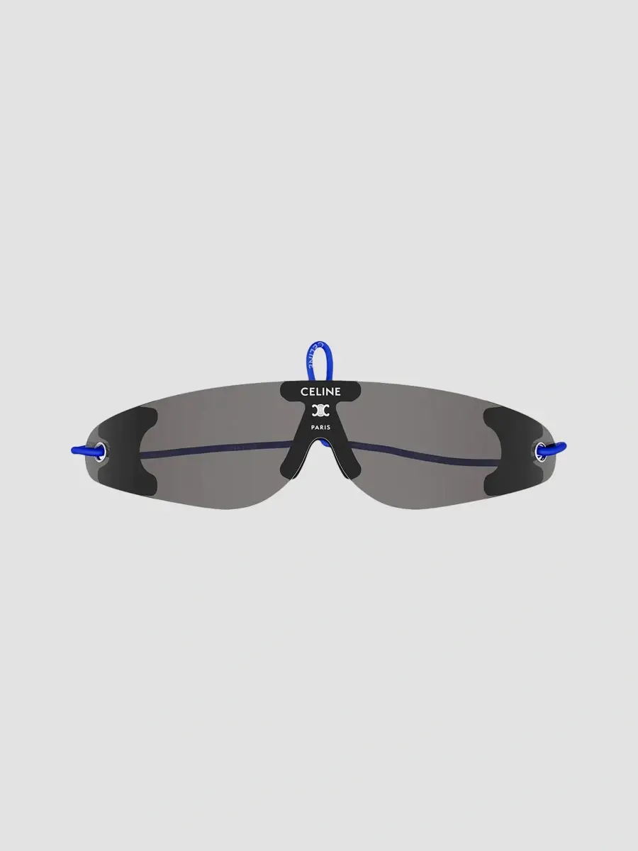 Celine Men's Défilé Runner Shield Sunglasses | Thumbnail 2 Celine Men's Défilé Runner Shield Sunglasses | Thumbnail 2