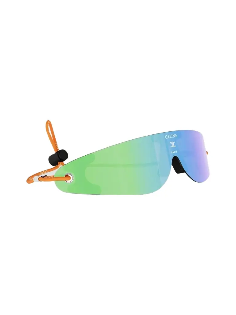 Celine Men's Défilé Runner Shield Sunglasses