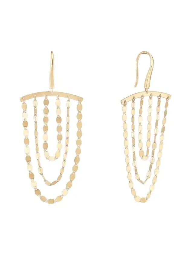 Women's Blake Cascade 14K Yellow Gold Chain Drop Earrings
