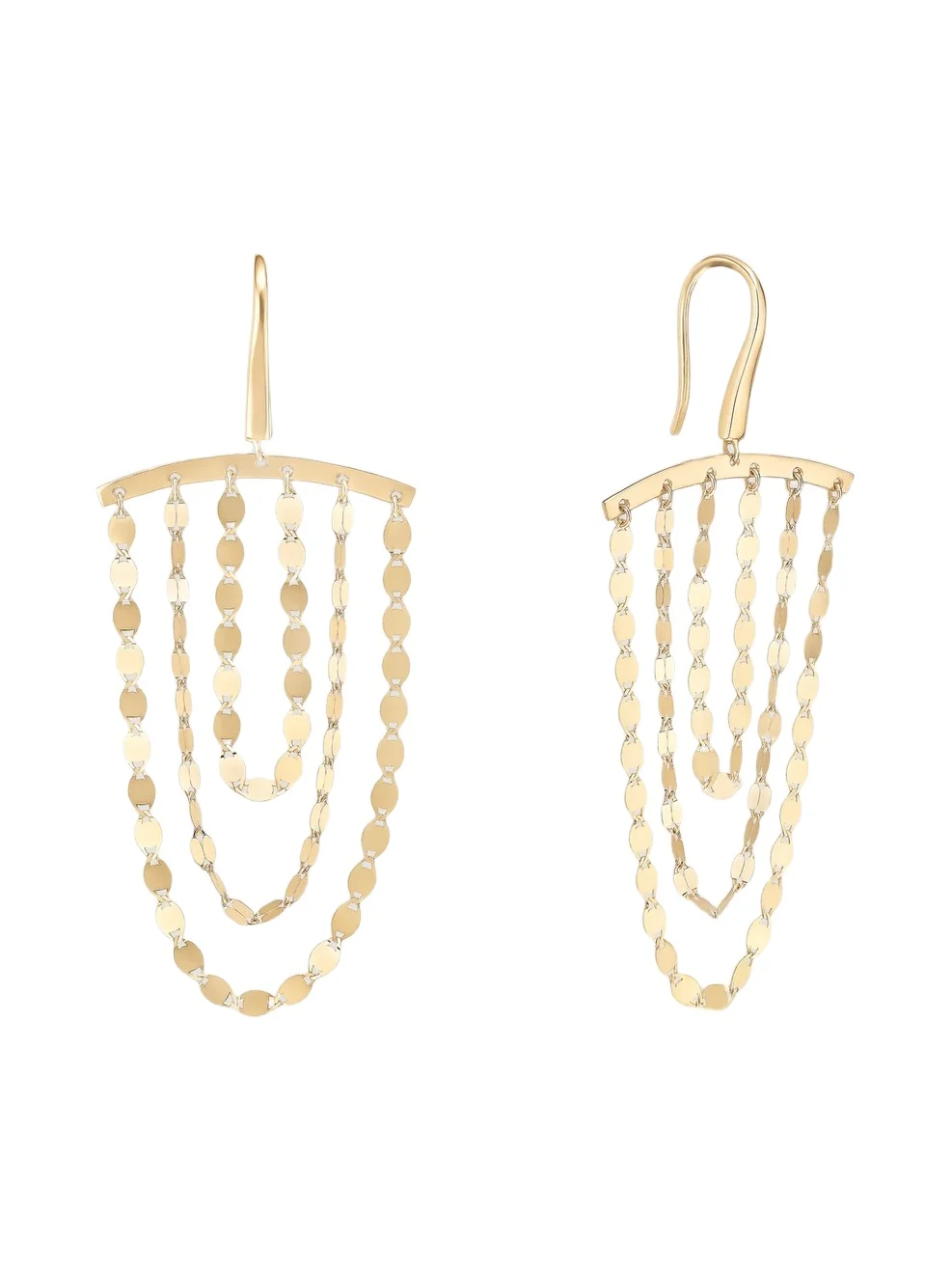 Lana Women's Blake Cascade 14K Yellow Gold Chain Drop Earrings