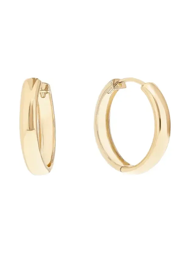 Women's 14K Yellow Gold Huggie Earrings