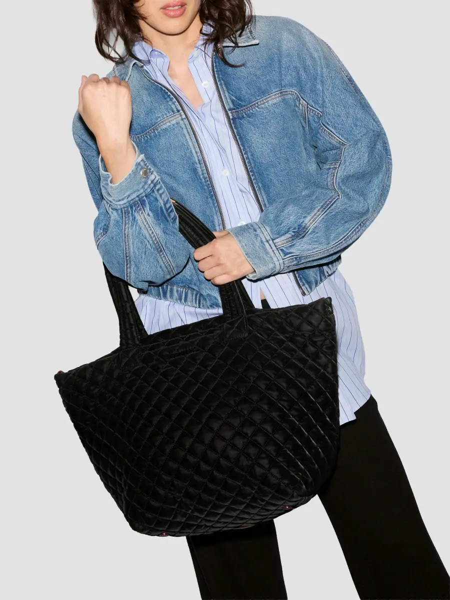 MZ Wallace Women's Metro Deluxe Medium Quilted Tote Bag | Thumbnail 2 MZ Wallace Women's Metro Deluxe Medium Quilted Tote Bag | Thumbnail 2