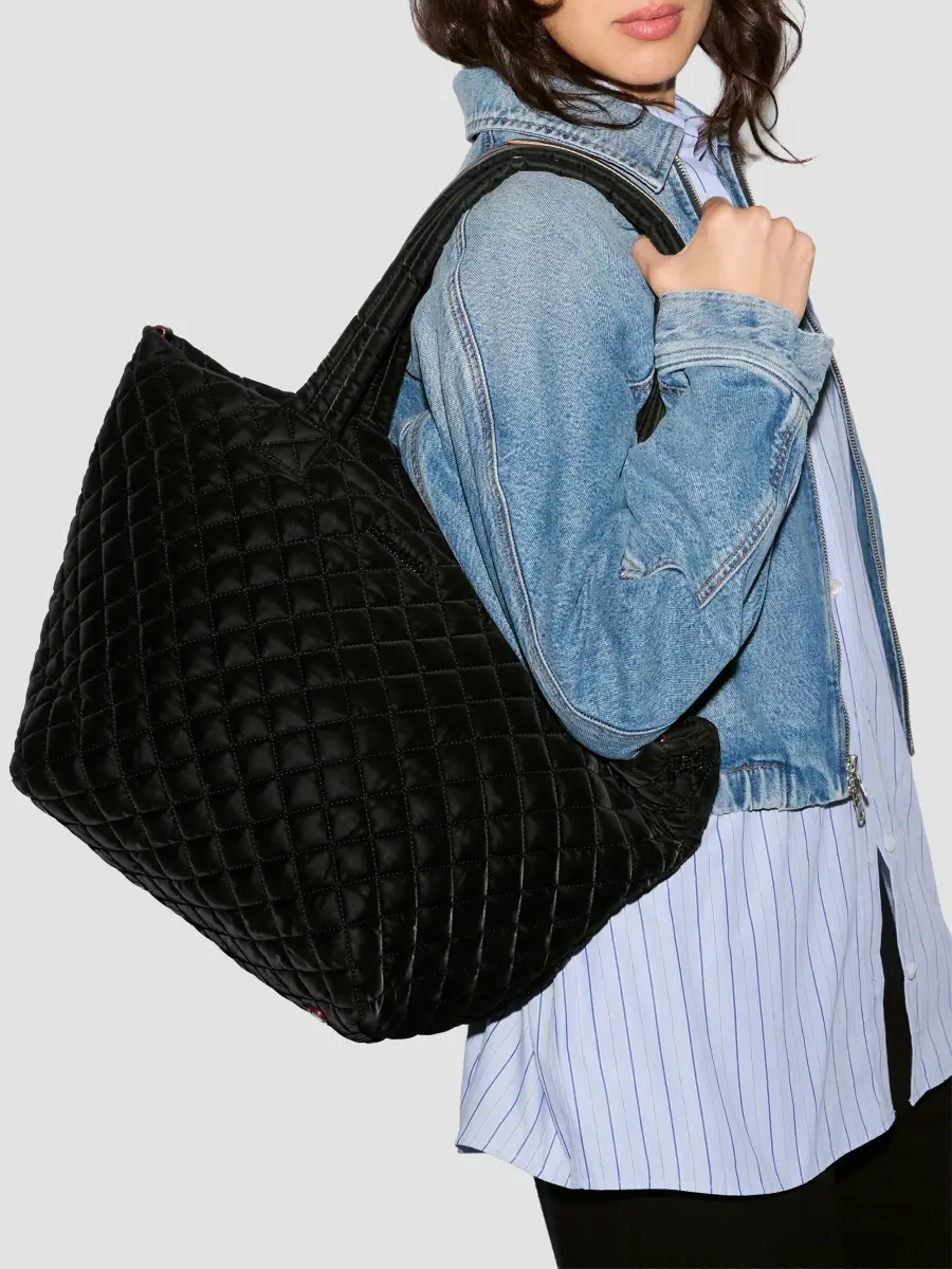 MZ Wallace Women's Metro Deluxe Medium Quilted Tote Bag | Thumbnail 3 MZ Wallace Women's Metro Deluxe Medium Quilted Tote Bag | Thumbnail 3