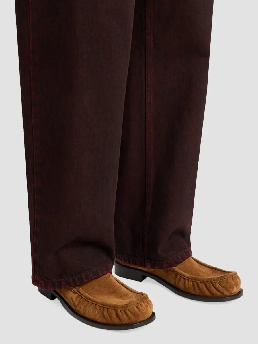 Dries Van Noten Men's Creased-Toe Suede Loafers | Thumbnail 2 Dries Van Noten Men's Creased-Toe Suede Loafers | Thumbnail 2