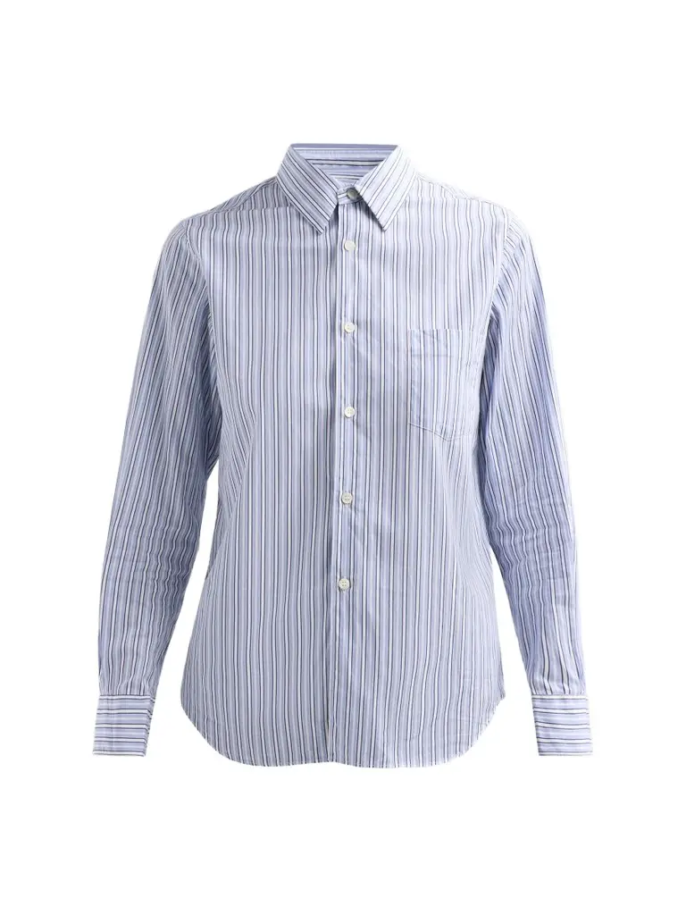 Comme des Garçons Women's Striped Cotton Shirt