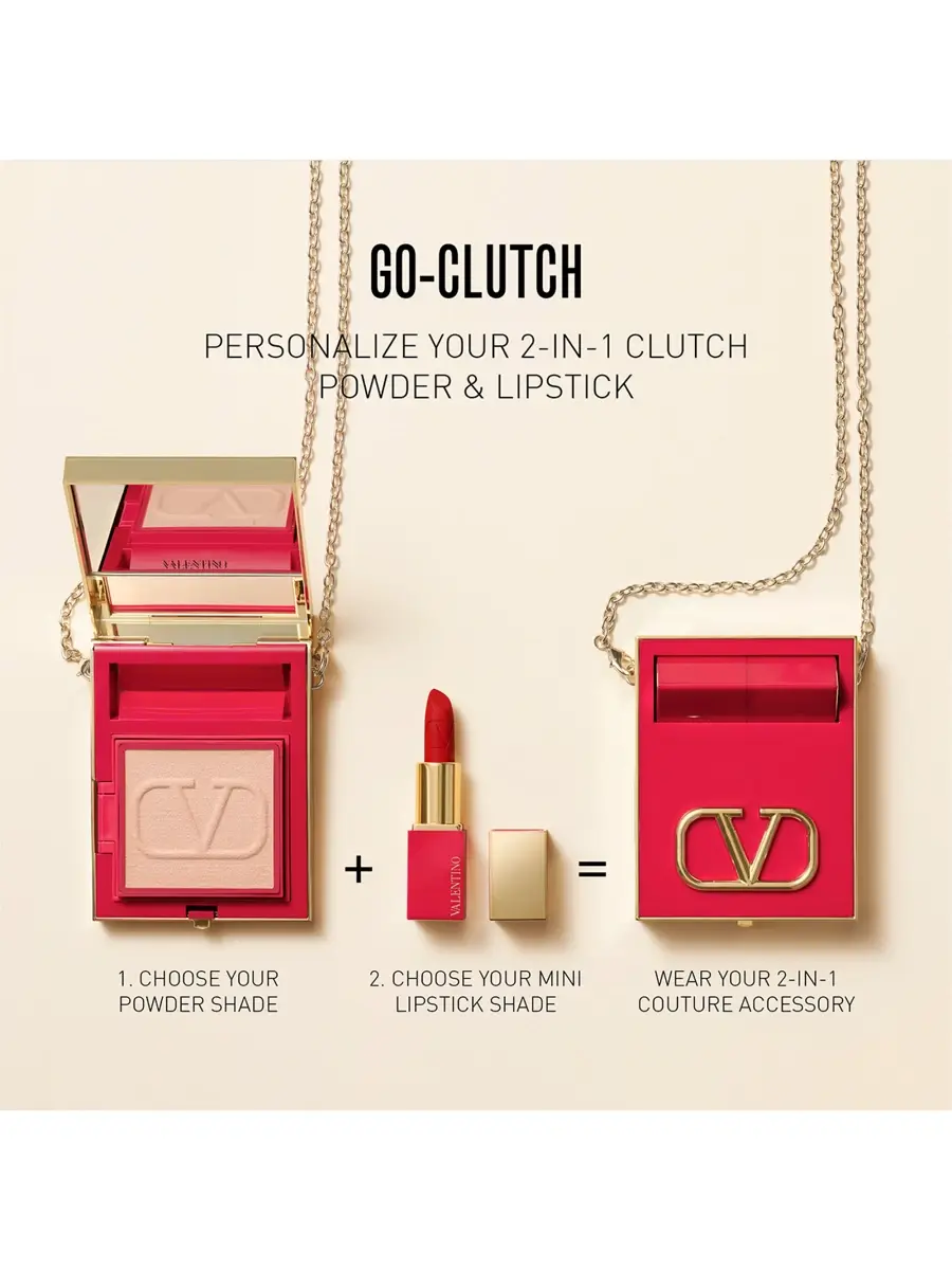 Valentino Go-Clutch Refillable Compact Powder | Thumbnail 4 Valentino Go-Clutch Refillable Compact Powder | Thumbnail 4