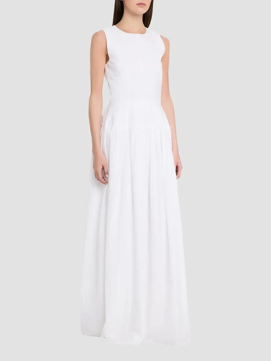 LOULOU STUDIO Women's Ama Structured Maxi Dress | Thumbnail 4 LOULOU STUDIO Women's Ama Structured Maxi Dress | Thumbnail 4