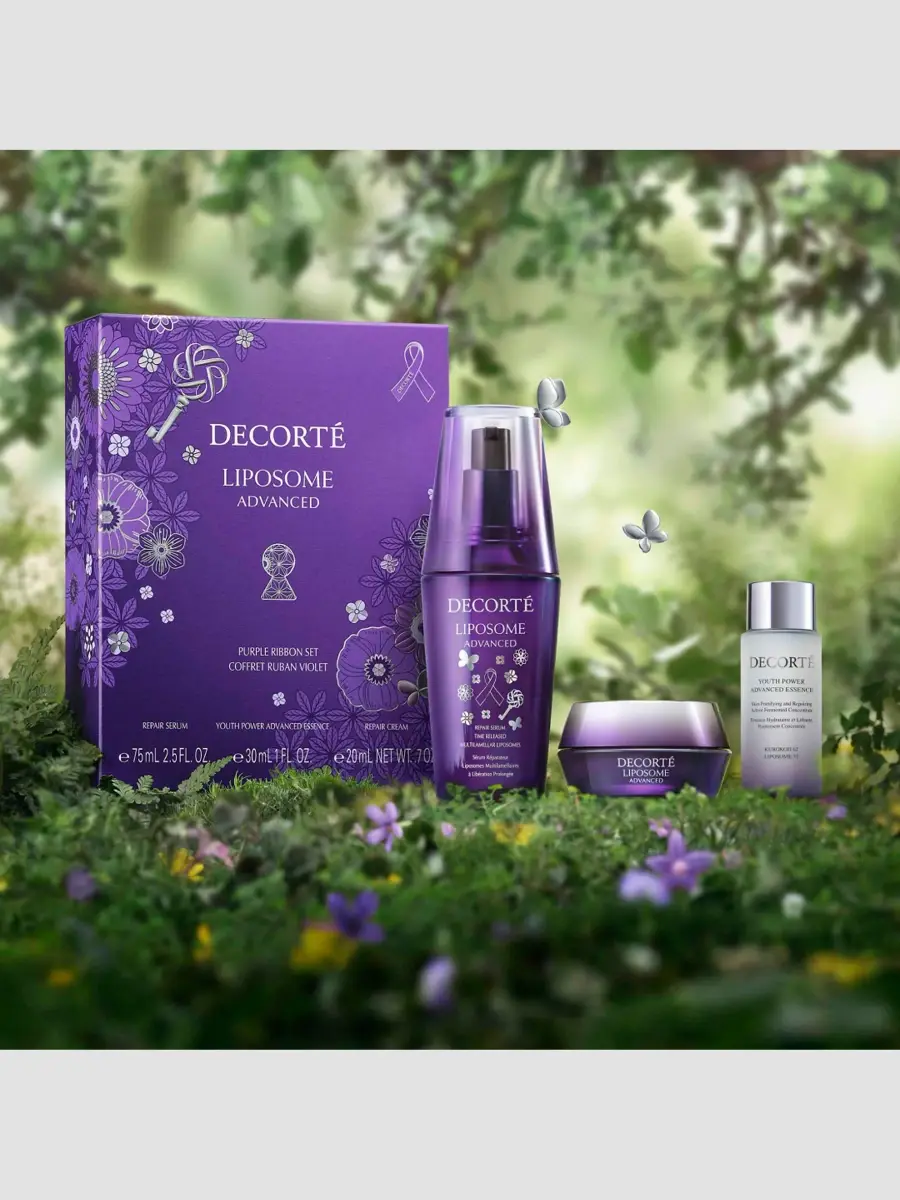 Decorté 3-Piece Liposome Advanced Repair Serum Purple Ribbon Set | Thumbnail 2 Decorté 3-Piece Liposome Advanced Repair Serum Purple Ribbon Set | Thumbnail 2