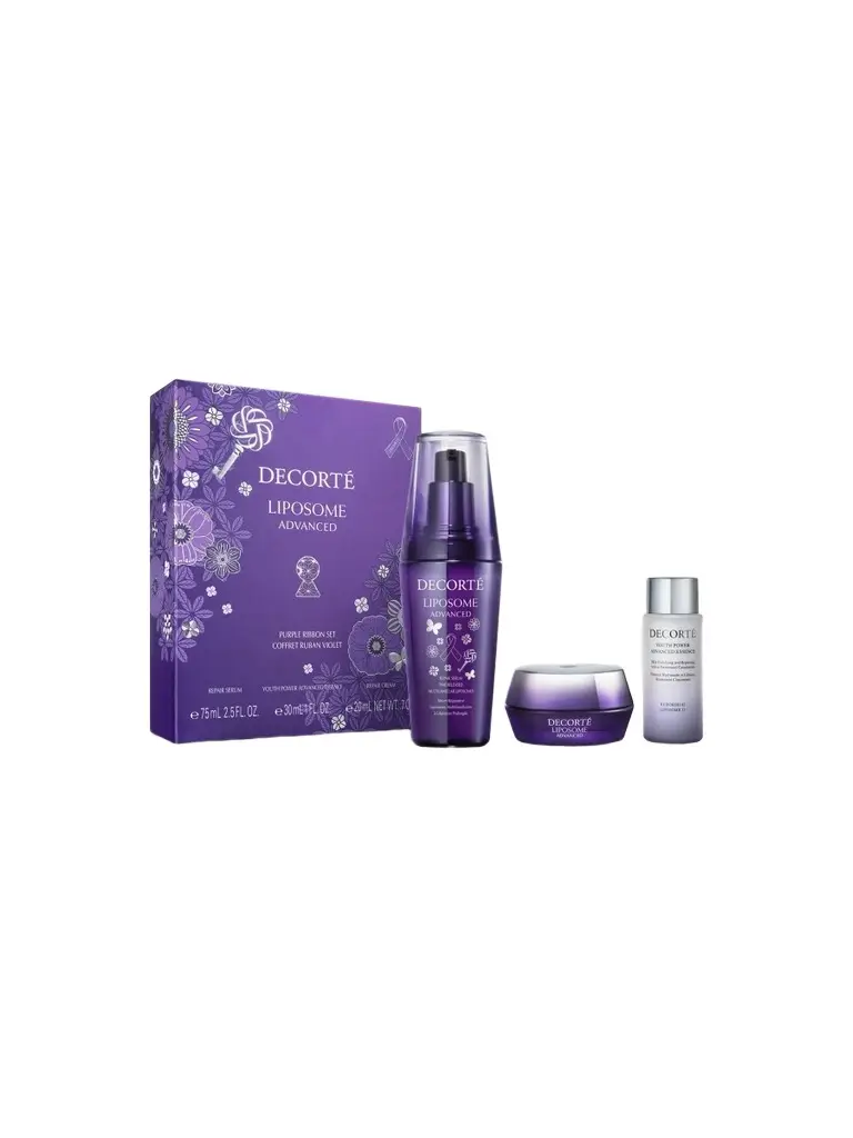 Decorté ​​3-Piece Liposome Advanced Repair Serum Purple Ribbon Set