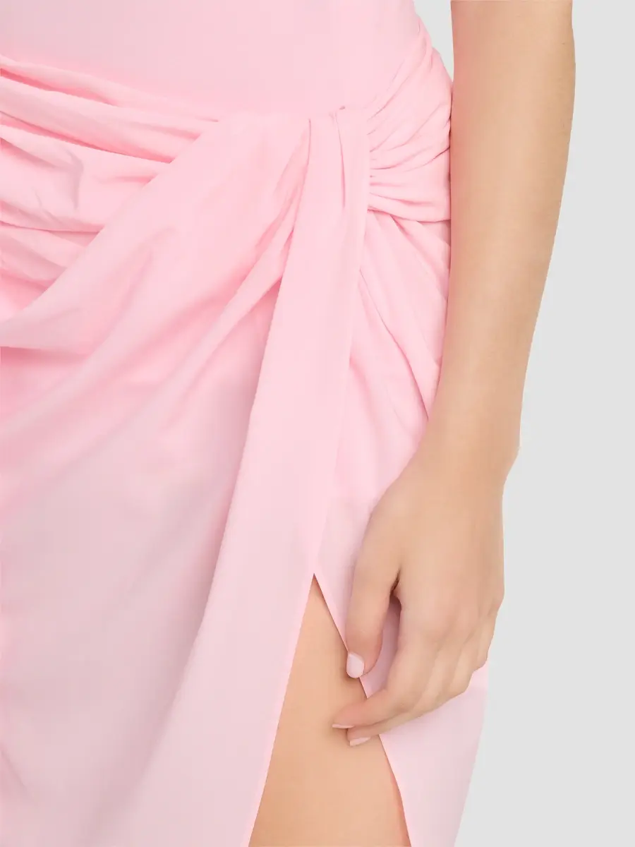 Jacquemus Women's Jersey Draped Midi Skirt | Thumbnail 5