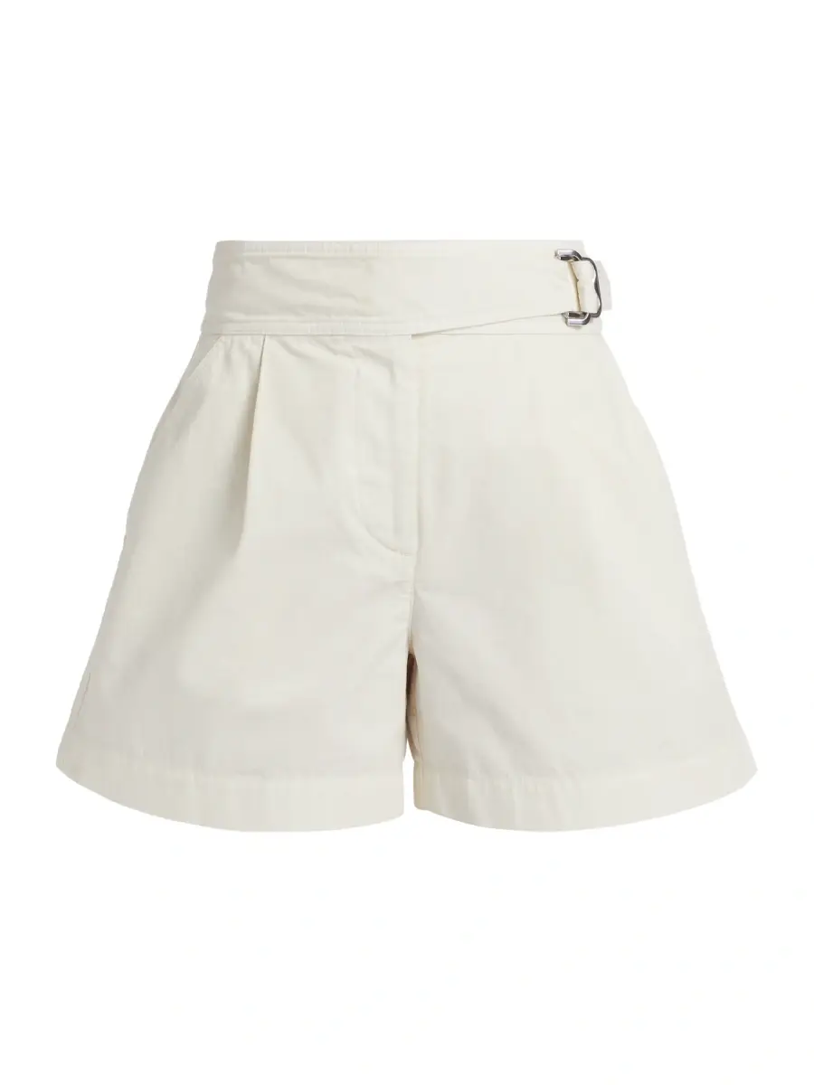 Burberry Women's Belted Cotton Shorts