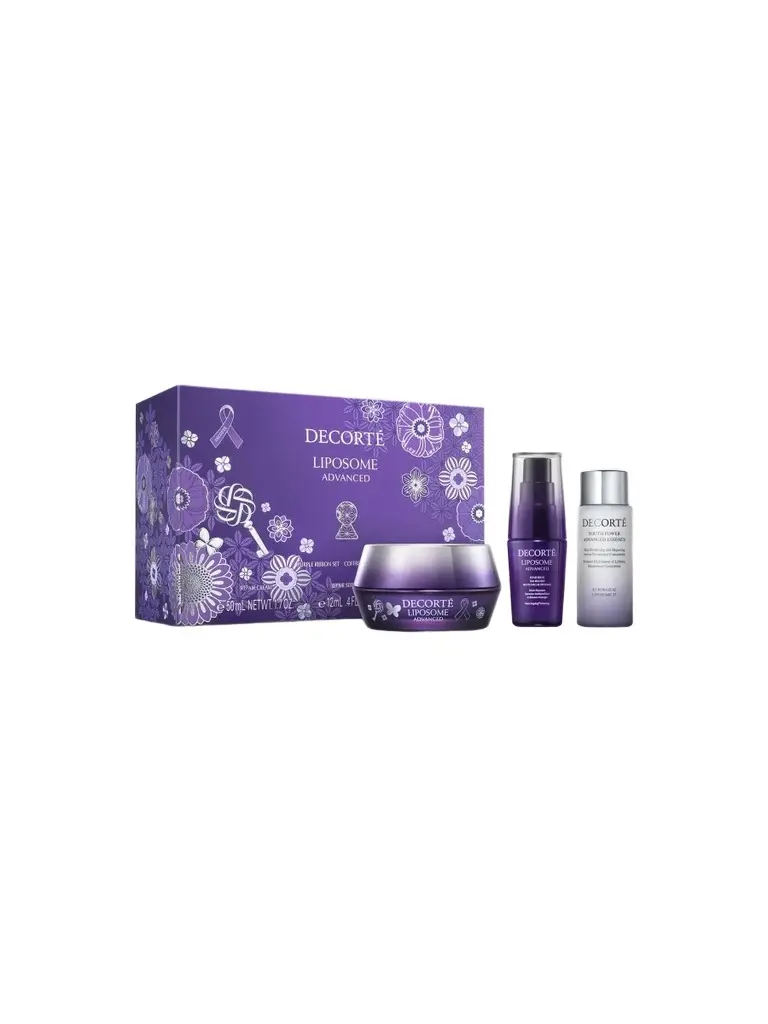 Decorté ​​3-Piece Liposome Advanced Repair Cream Purple Ribbon Set