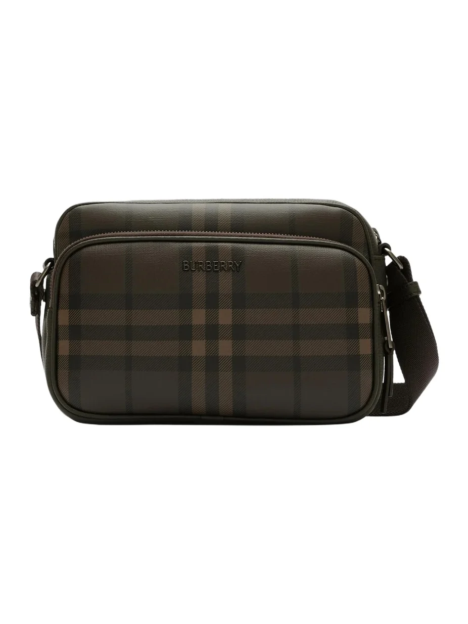 Burberry Men's City Check Pocket Crossbody Bag