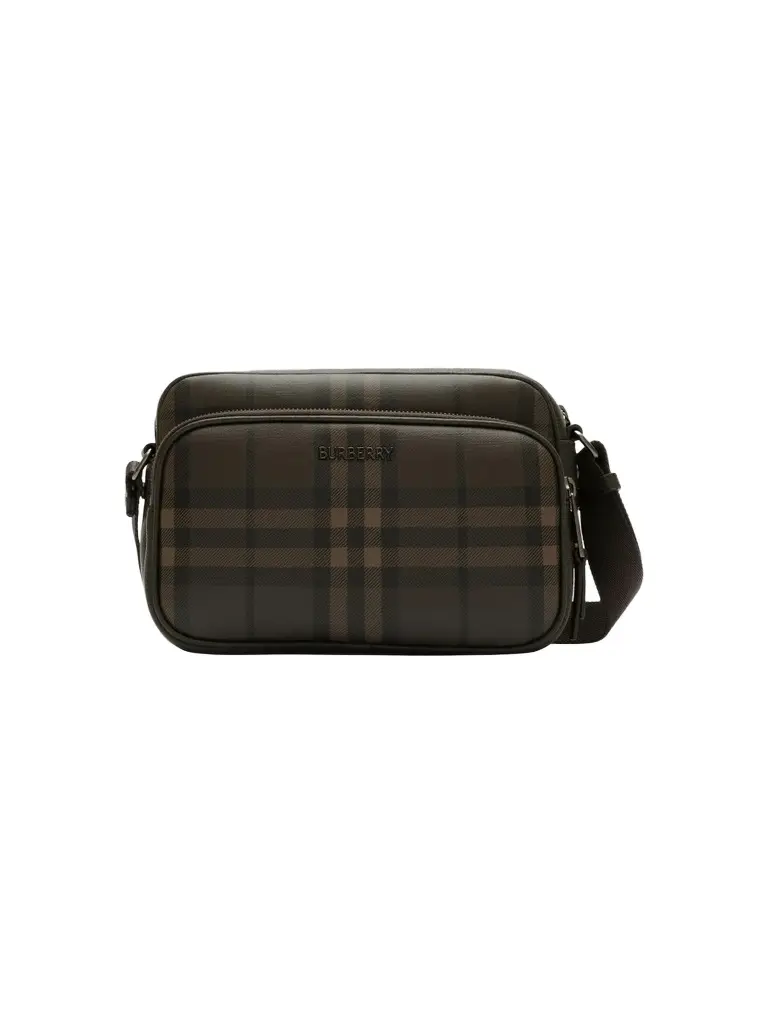 Burberry Men's City Check Pocket Crossbody Bag