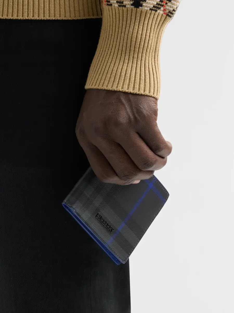 Burberry Men's City Check Bifold Wallet | Thumbnail 2