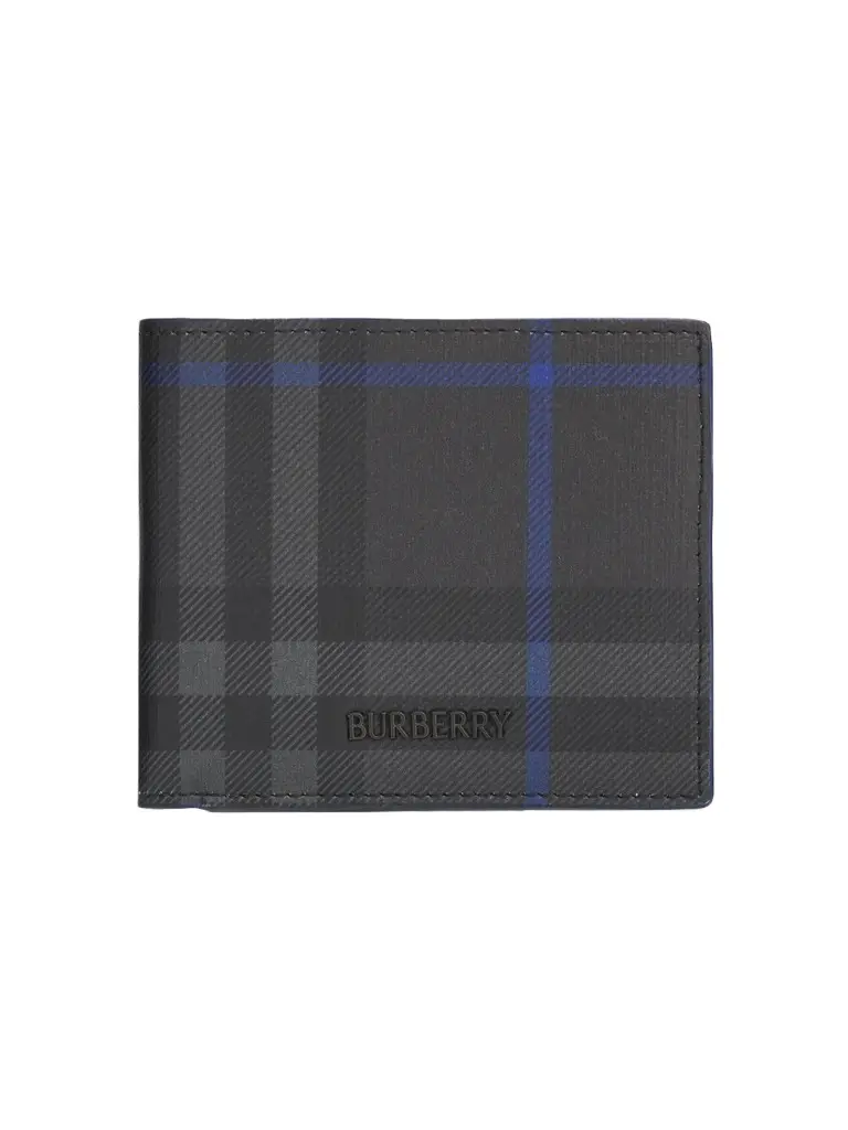 Burberry Men's City Check Bifold Wallet