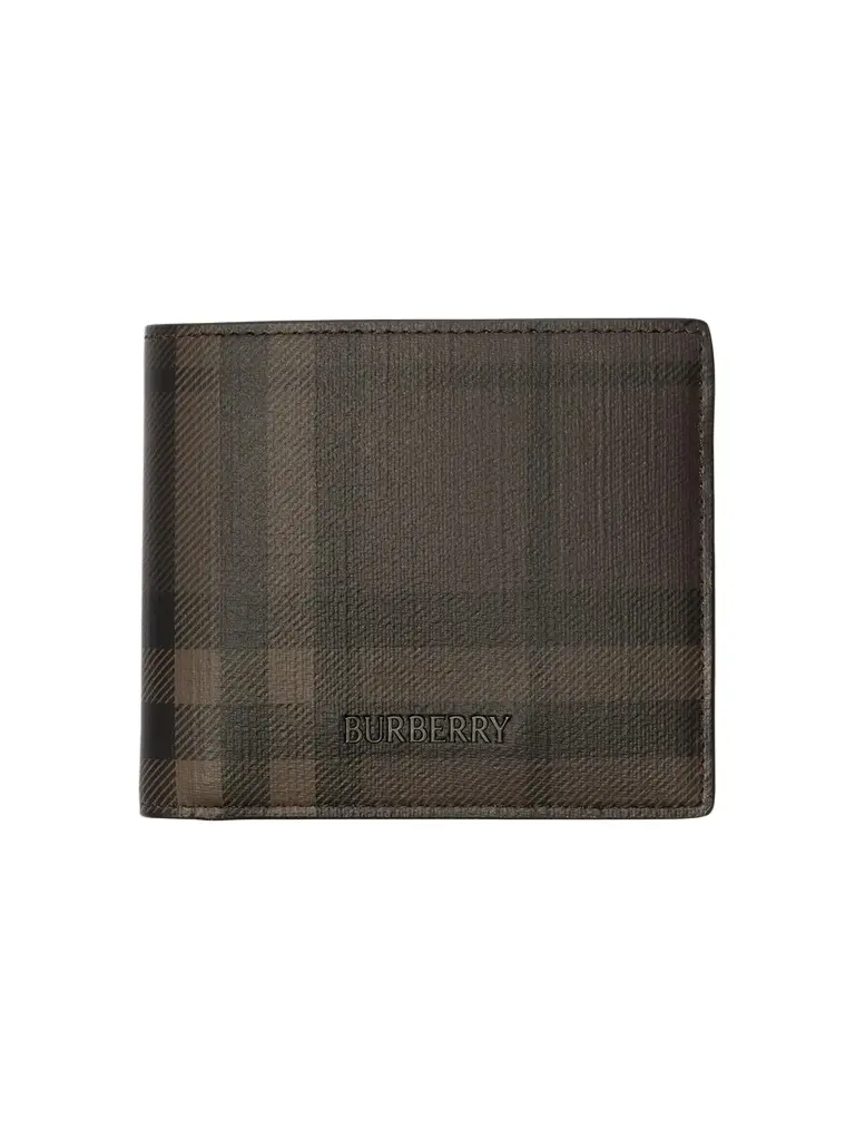 Burberry Men's City Check Bifold Wallet