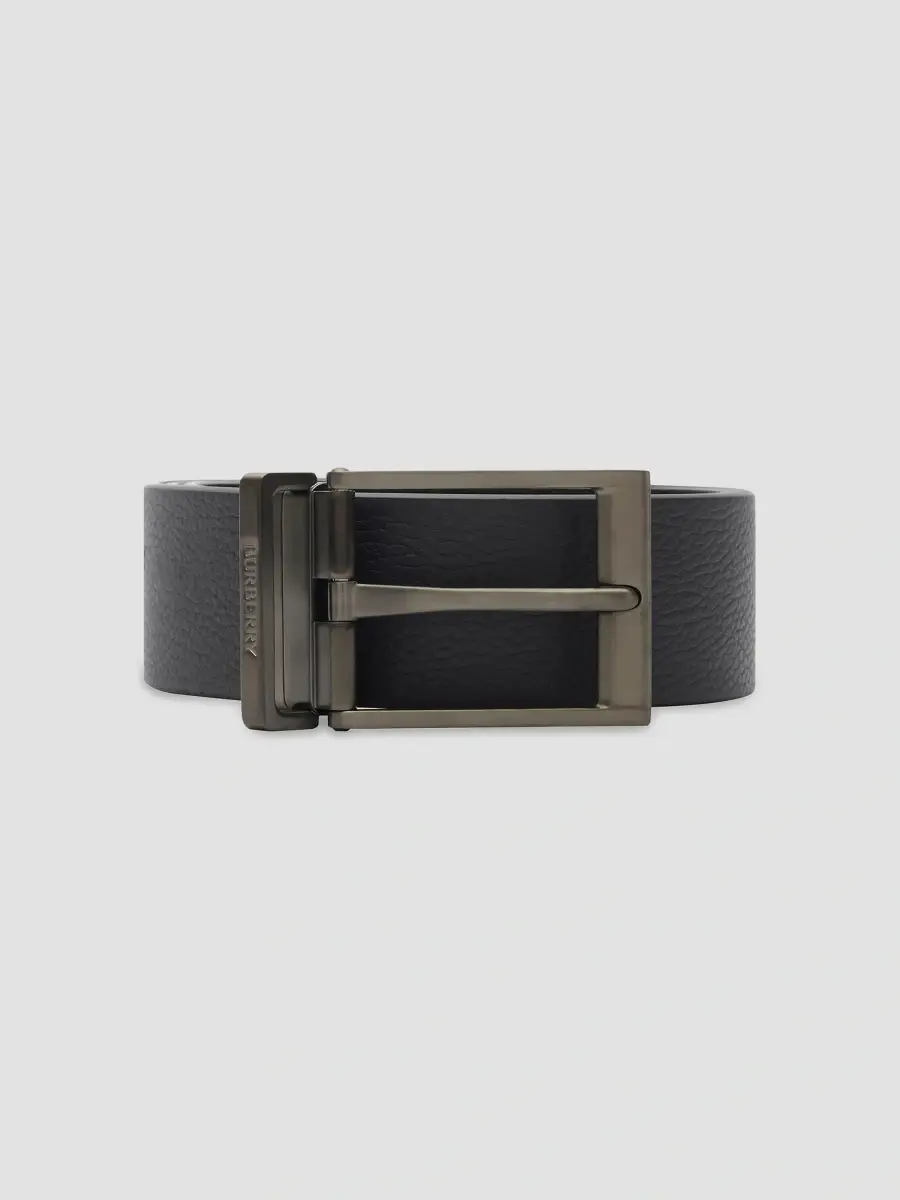 Burberry Men's Reversible Check Belt | Thumbnail 3