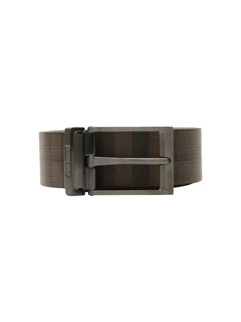 Burberry Men's Reversible Check Belt