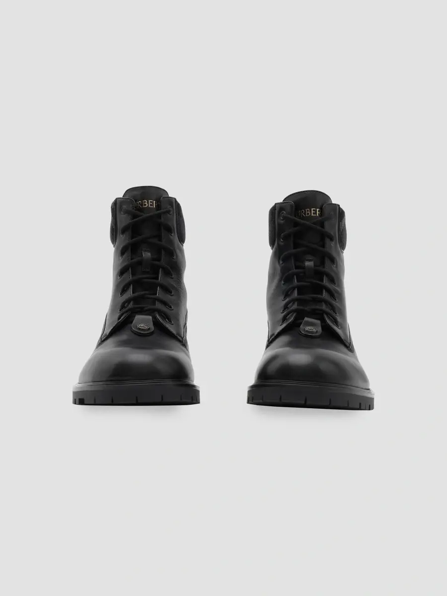 Burberry Men's Durham Leather Combat Boots | Thumbnail 2