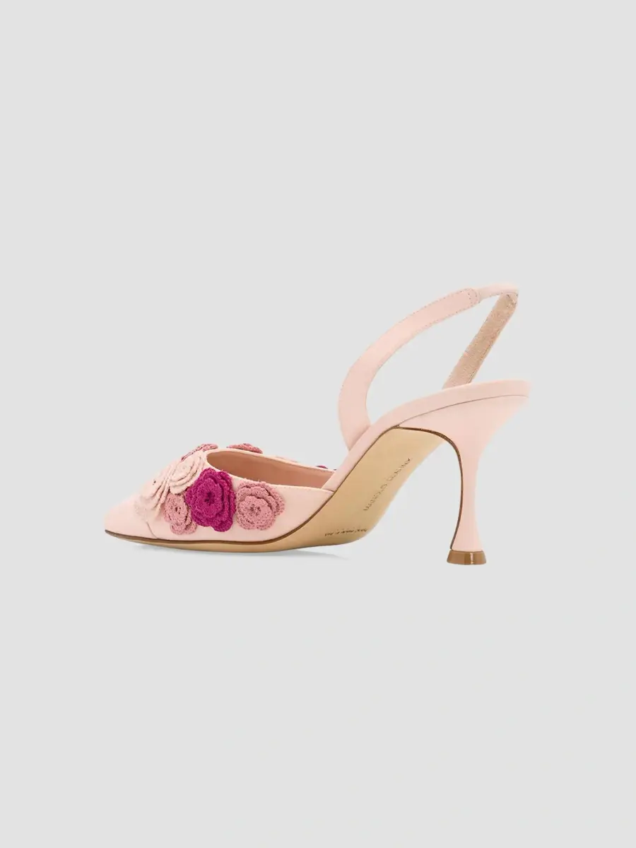 Manolo Blahnik Women's Svemutasli 70MM Slingback Pumps | Thumbnail 2 Manolo Blahnik Women's Svemutasli 70MM Slingback Pumps | Thumbnail 2