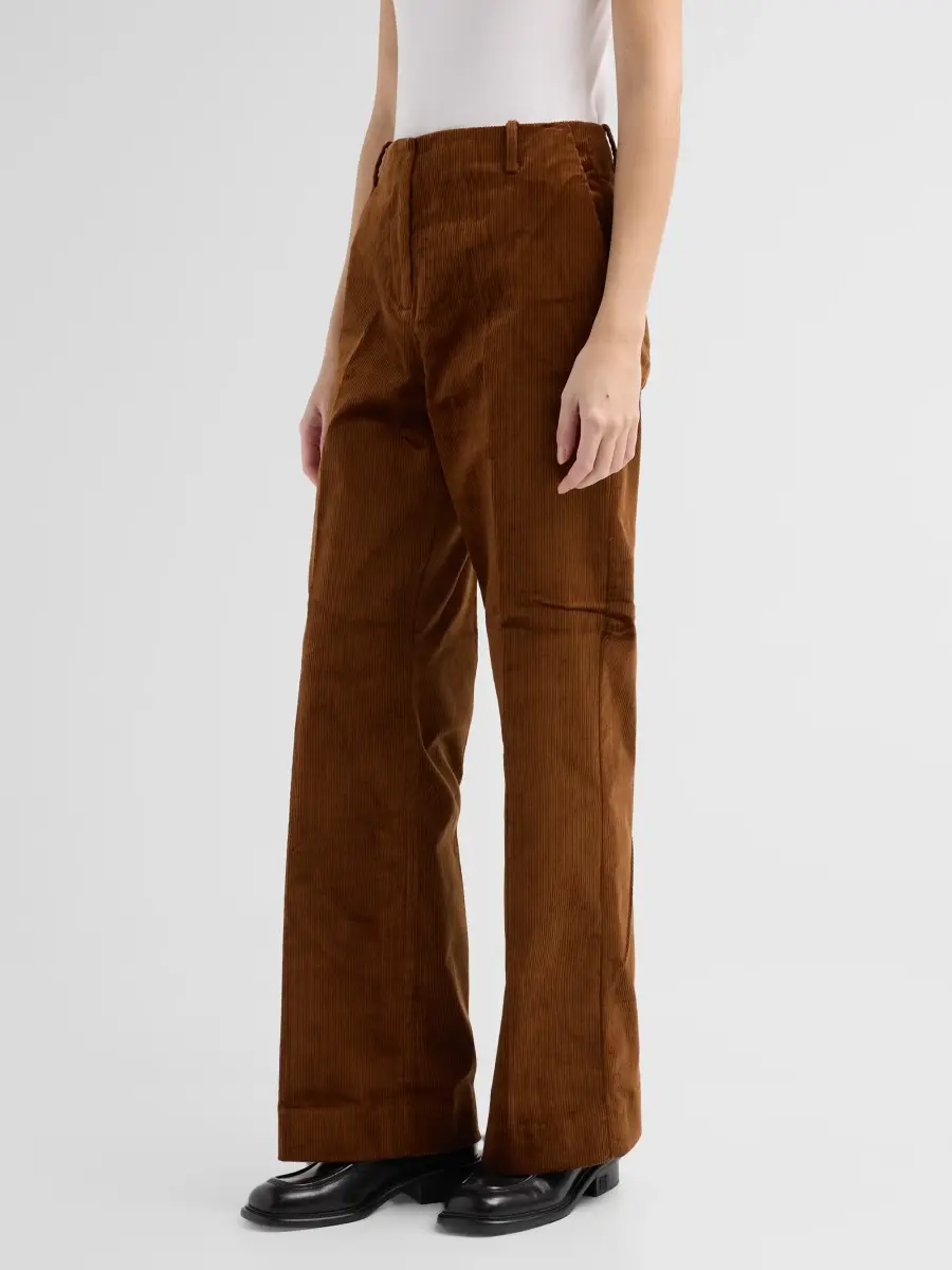 Ganni Women's Corduroy Low Crotch Pants | Thumbnail 4 Ganni Women's Corduroy Low Crotch Pants | Thumbnail 4