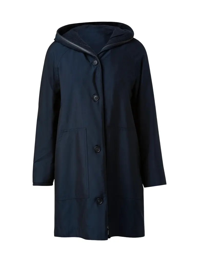 Akris Women's Bellevue 2-in-1 Cashmere & Silk Poplin Short Coat